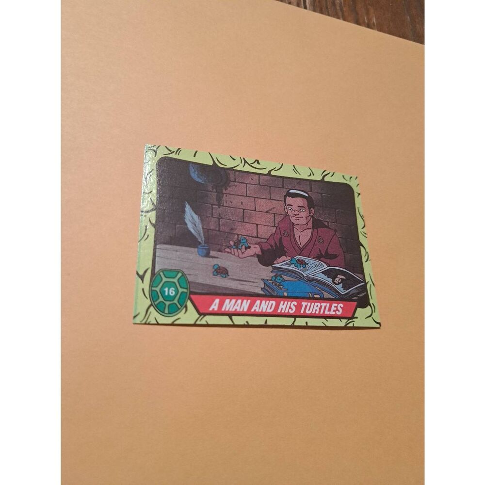 1989 Topps TMNT Man And His Turtle Trading Card 16 Teenage Mutant Ninja Turtles